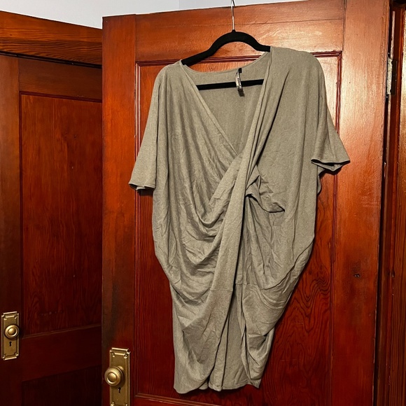 AllSaints Draped Crossover Wrap Top — Women’s Medium - Picture 4 of 9